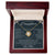 To My Daughter - I Love You, Love Mom Love Knot Necklace