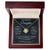 To My Daughter Proud Love Knot Necklace Gift Set Love Knot Necklace