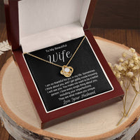 Gift For Wife Birthday - Love Knot Necklace Love Knot Necklace