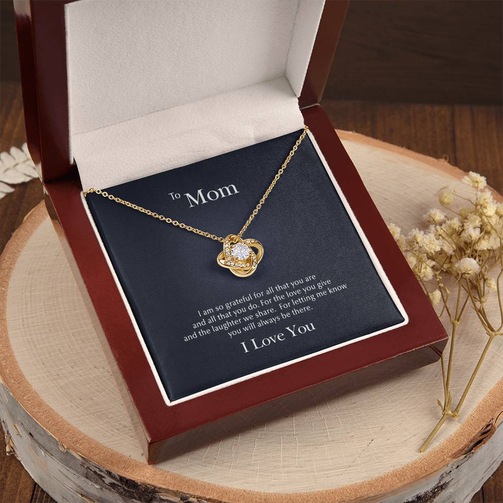All That You Are Love Knot Necklace