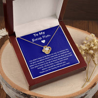 Gift For Bonus Mom - Loveknotnecklace 1 Love Knot Necklace