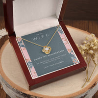 1 Year Anniversary Gift For Wife  1 Year Anniversary Gifts  1 Year Wedding Anniversary Gift Ideas  1St Wedding Anniversary Gift F(6) Love Knot Necklace