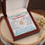 To My Granddaughter Necklace From Grandma Love Knot Necklace