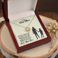 Mothers Day Gift Idea Mothers Day Necklaces Mothers Day Gift For Mom Gift From Son Birthday Gifts Ideas For Mom From Son Love Knot Necklace