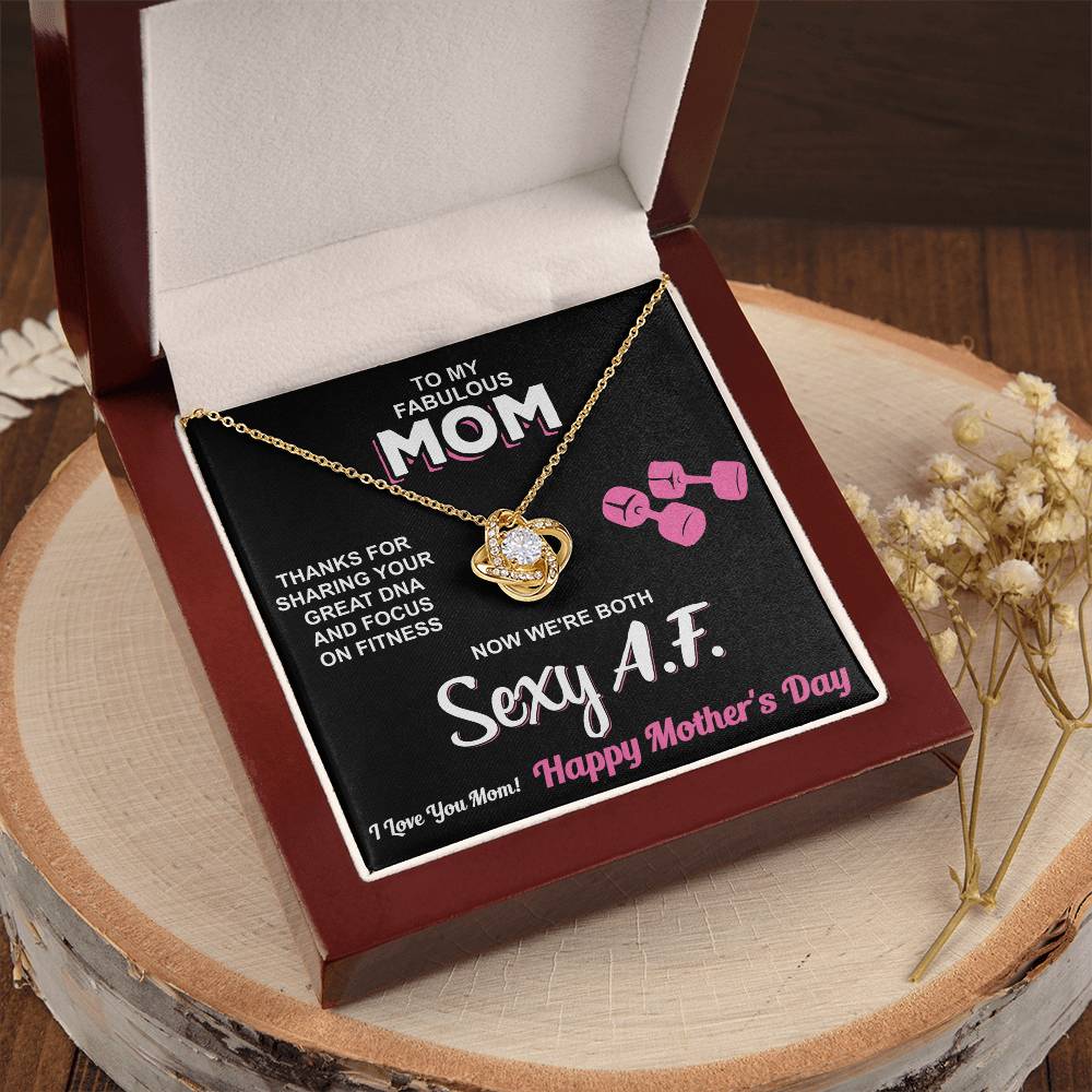 Unbreakable Bond Necklace Love Knot Necklace