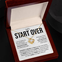 Let's Start Over - Love Knot Necklace Love Knot Necklace