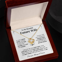 Future Wife Gift- My Last Everything Love Knot Necklace