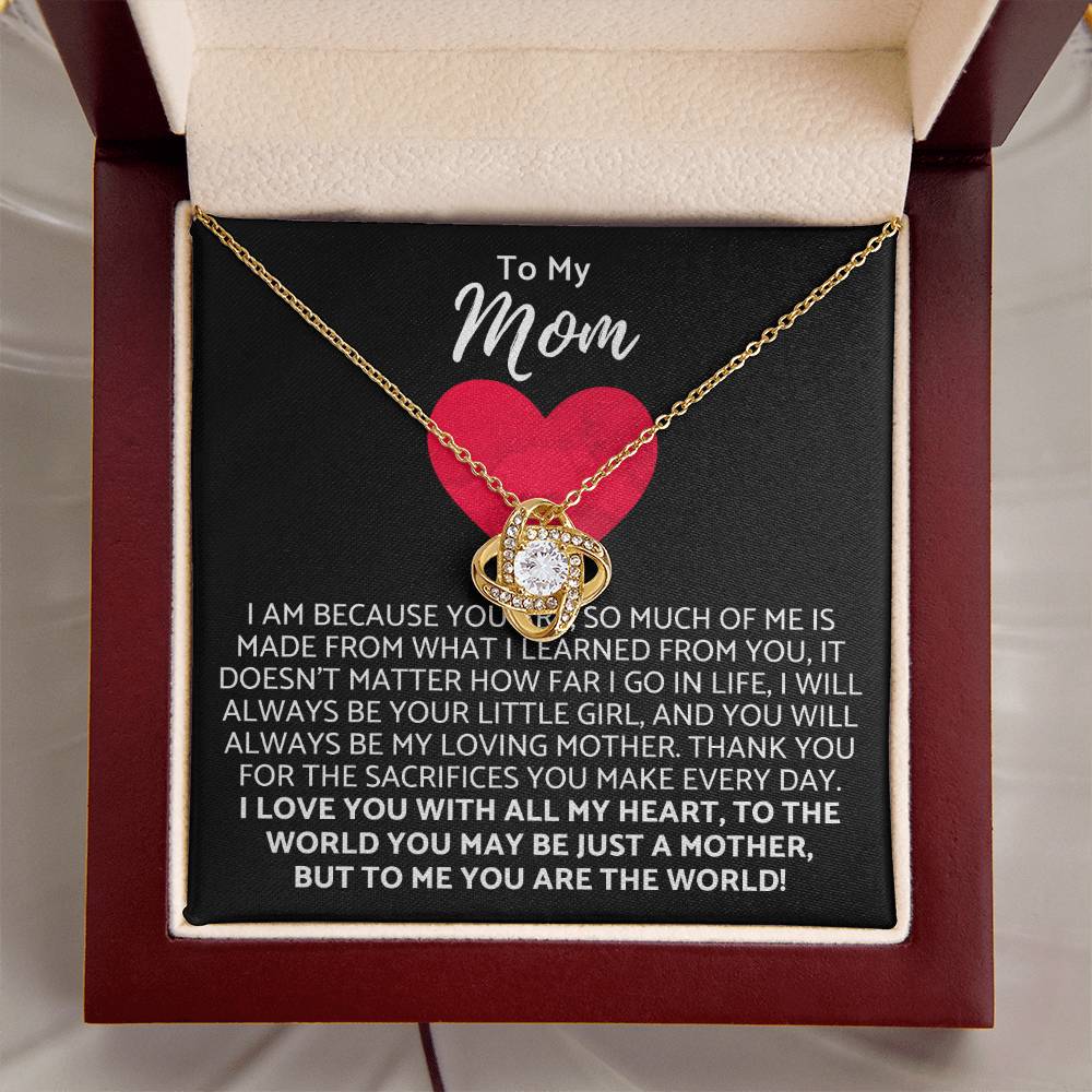Premium Mother's Day Necklace Customize Gift For Your Loving Mom! ❤️ 3 Love Knot Necklace