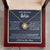 Gift For Wife - Lux Marry I Breath Love Knot Necklace Love Knot Necklace
