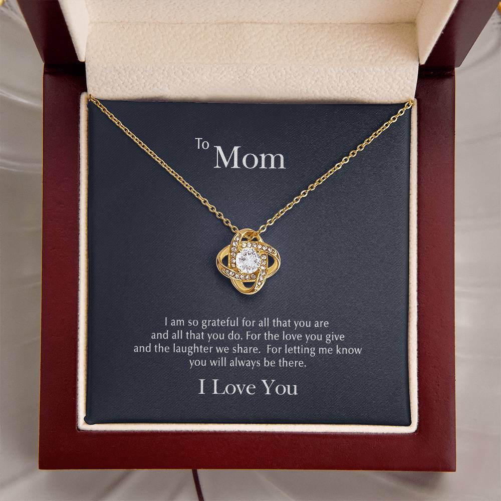 All That You Are Love Knot Necklace
