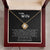 Almost Gone To My Wife  From Husband Unique Romantic Gifts For Wife Birthday Anniversary Christmas & Valentine Love Knot Necklace