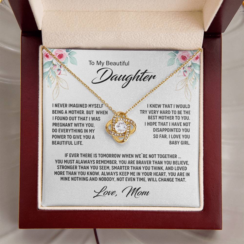 Love Knot Necklace For Daughter 1 Love Knot Necklace