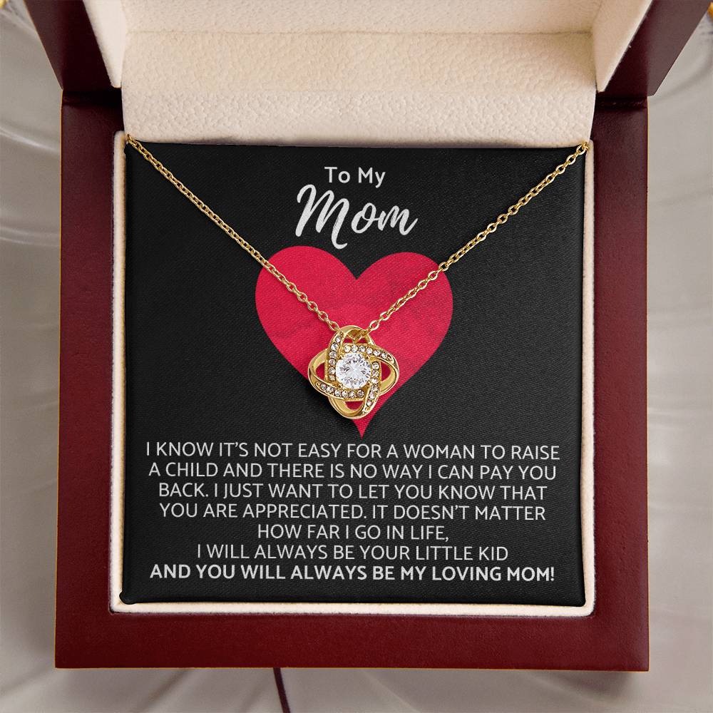 Premium Mother's Day Necklace Customize Gift For Your Loving Mom! ❤️ Love Knot Necklace
