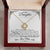 To My Daughter - Never Forget That  Love Knot Necklace