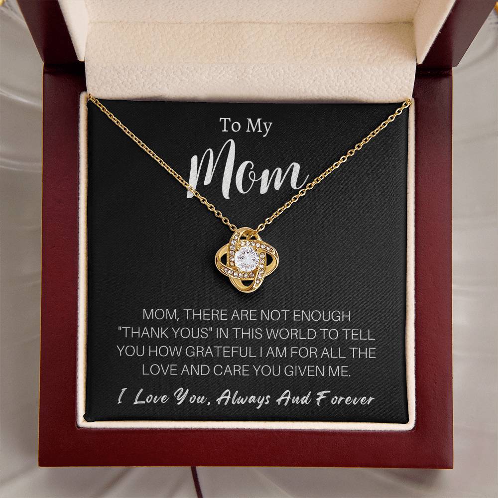 Mother's Day Happy Birthday Or Just To Say I Love You Mom Love Knott Necklace - 20 Love Knot Necklace