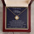 To My Amazing Mom Unique Necklace With A Special Message Card. A Great Gift For A Loved Mom Love Knot Necklace