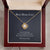 Glad That You Are Ours Love Knot Necklace