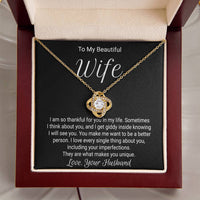 Gift For Wife Birthday - Love Knot Necklace Love Knot Necklace