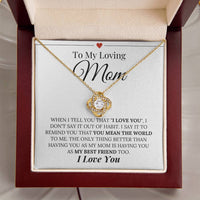 Heartfelt Mother's Day Gift Love Knot Necklace