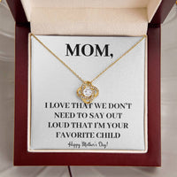 Happy Mother's Day - Beautiful Ne Love Knot Necklace