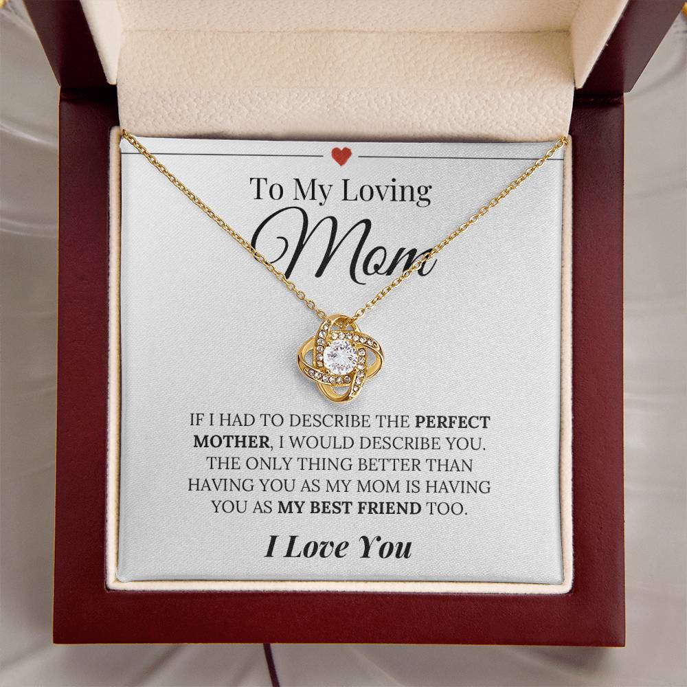 Heartlfelt Mother's Day Gift Love Knot Necklace