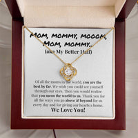 Cute Mother's Day Gift Love Knot Necklace