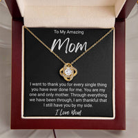 Love Knot Necklace For Mom 1 Love Knot Necklace