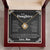 To My Daughter - The Proudest Moment For Me  Love Knot Necklace