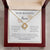 Love Not Necklace Sterling Silver Mother's Day Gift - I See The Beauty In You Mom Love Knot Necklace