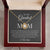 My Story Began Because Of You Love Knot Necklace