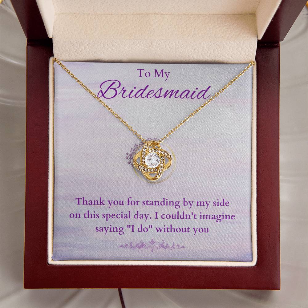 Bridesmaid v1 - Love Knot Necklace