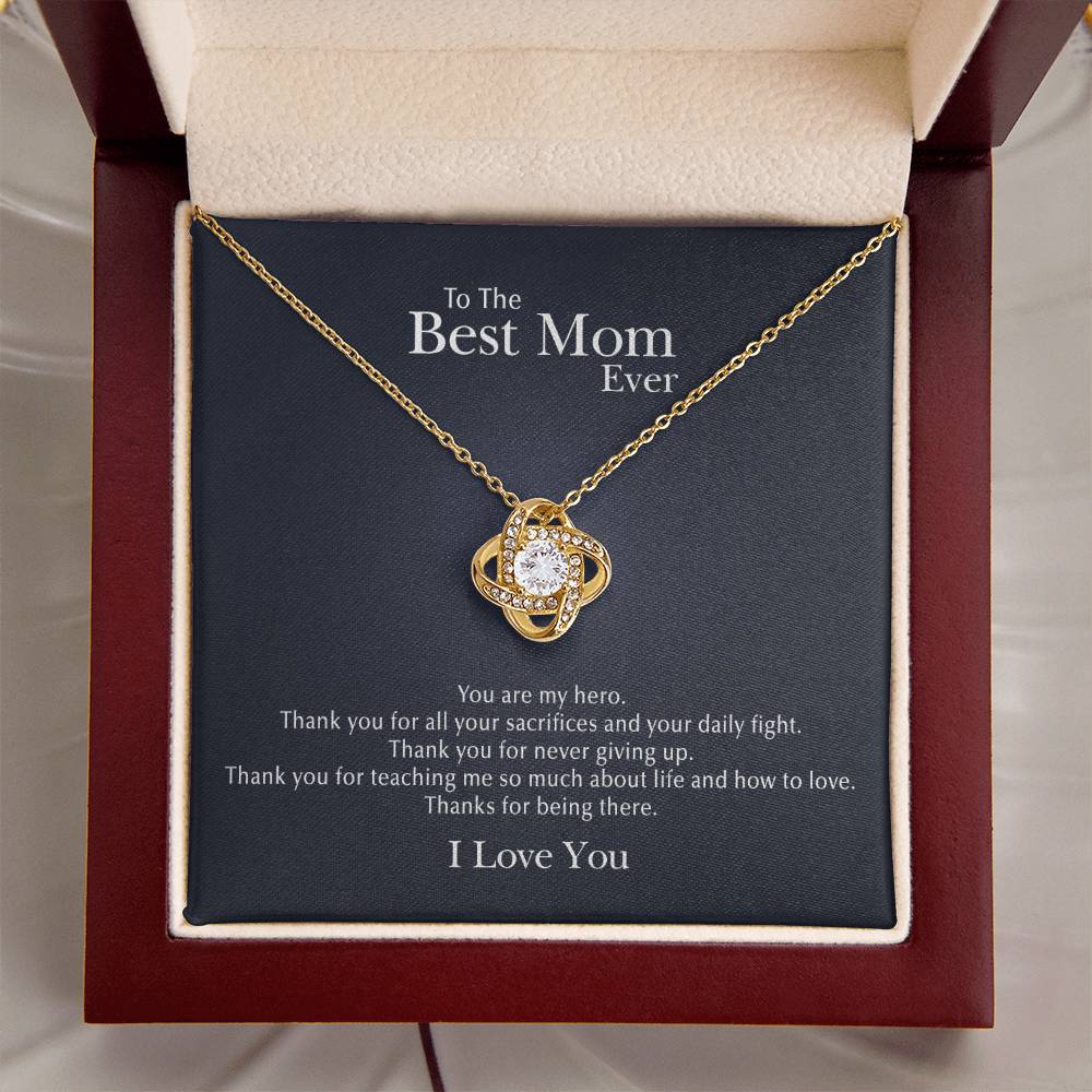 My Hero Love Knot Necklace