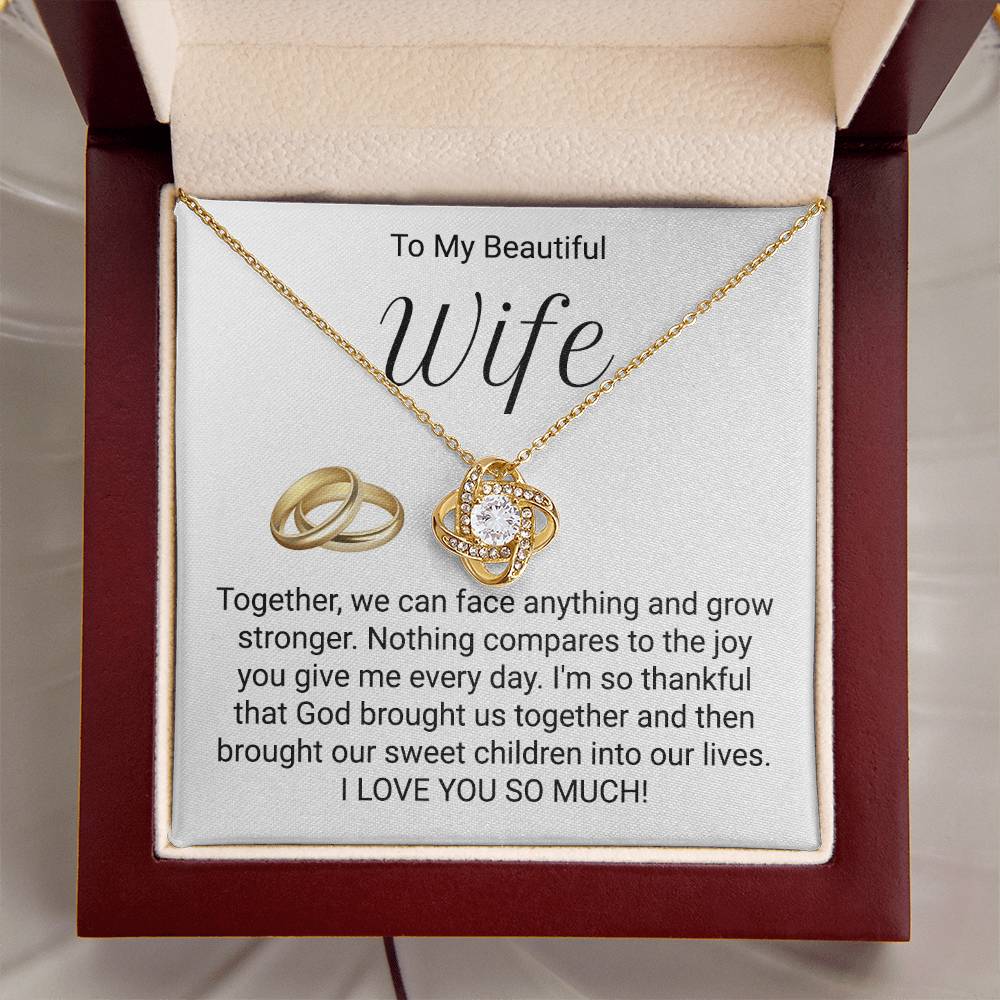 Meaningful Jewelry For Wife - Love Knot Necklace Love Knot Necklace