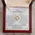 To My Fiancé's Mom - Luxury Gift For Mother's Day Love Knot Necklace