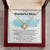 Gift For Mom - The Greatest M Love Knot Necklace