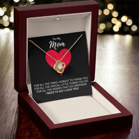 Premium Mother's Day Necklace Customize Gift For Your Loving Mom! ❤️ 1 Love Knot Necklace