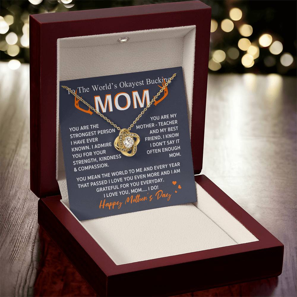 Hilarious Mother's Day Necklace Love Knot Necklace