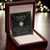 17 Year Anniversary Gift For Wife 17 Year Anniversary Gifts 17 Year Wedding Anniversary Gift Ideas 17Th Wedding Anniversary Gift F Love Knot Necklace
