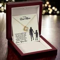 Mothers Day Gift Idea Mothers Day Necklaces Mothers Day Gift For Mom Gift From Son Birthday Gifts Ideas For Mom From Son Love Knot Necklace