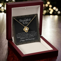 56 Year Anniversary Gift For Wife 56 Year Anniversary Gifts 56 Year Wedding Anniversary Gift Ideas 56Th Wedding Anniversary Gift F Love Knot Necklace