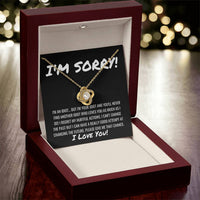 Sorry Apology Necklace 11 Love Knot Necklace