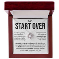 Let's Start Over - Love Knot Necklace Love Knot Necklace