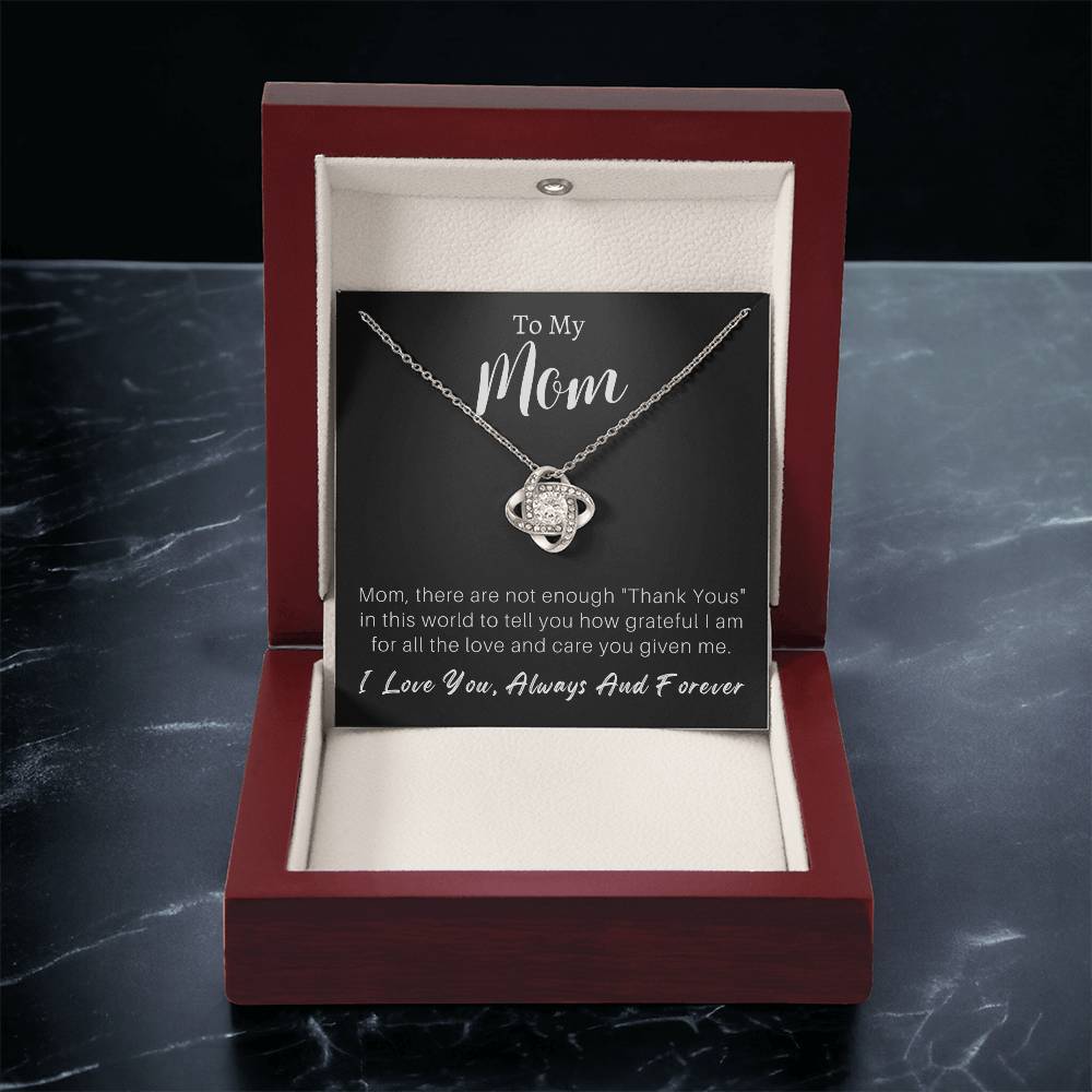 Mother's Day Or Just To Say I Love You - Love Knot Necklace - 22 Love Knot Necklace