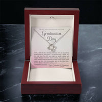 Granddaughter Graduation Gift From Grandma & Grandpa Gift For Granddaughter Graduation Granddaughter Graduation Love Knot Necklace