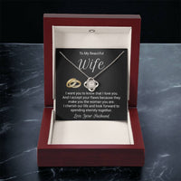 Gift For Wife Ideas - Love Knot Necklace Love Knot Necklace