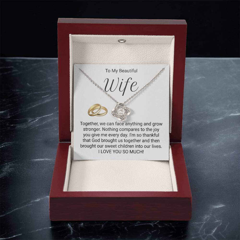 Meaningful Jewelry For Wife - Love Knot Necklace Love Knot Necklace