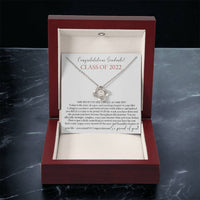 Class Of 2022 Graduation Gift Necklace Graduation Gift For Her Love Knot Necklace