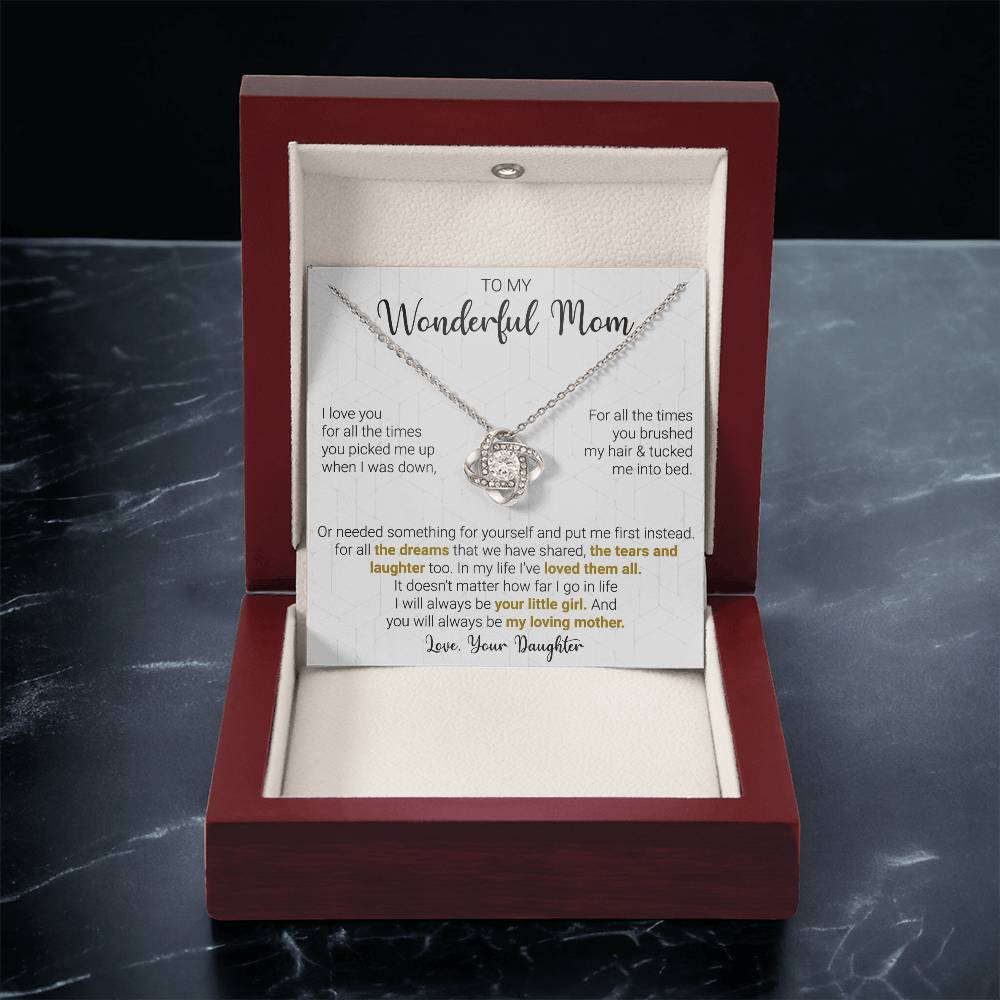 Gift For Mom - The Lau Love Knot Necklace