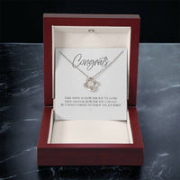 Graduation Gift For Her Graduation Gift For Daughter Graduation Necklace Love Knot Necklace