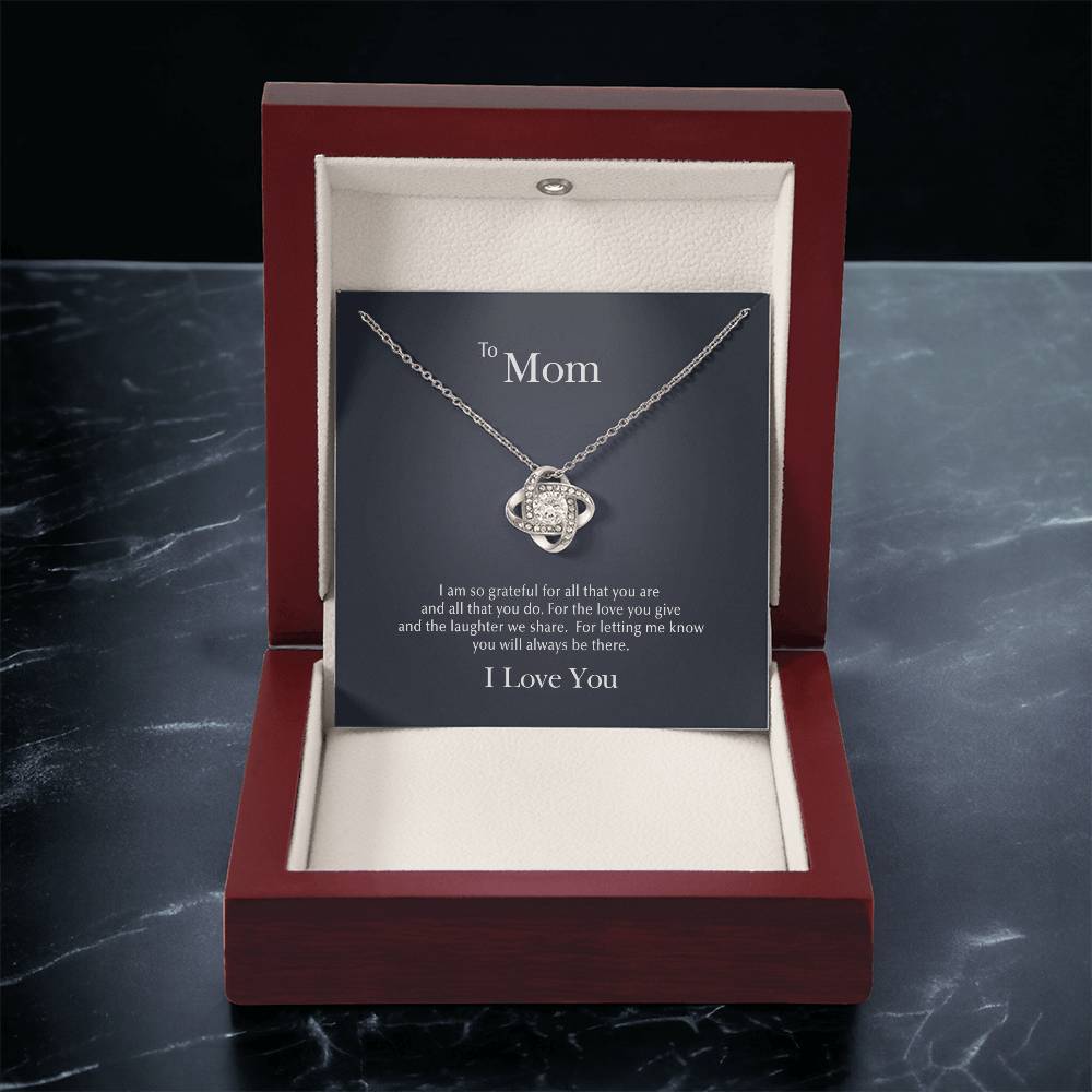 All That You Are Love Knot Necklace
